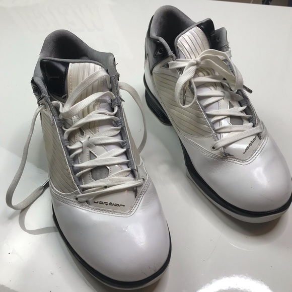 Air Jordan 2009 White Metallic Silver Size 11.5 Sr 343084-161. A150921 main image 5